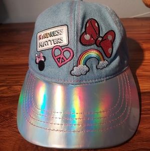 Disney hat kindness matters minnie mouse baseball hat adult one size ajustable